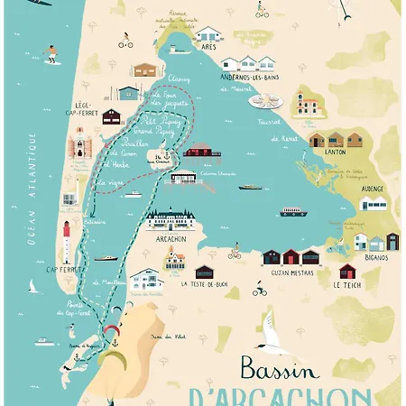 Maison Climatisee Couleurs Bassin * Gujan-Mestras